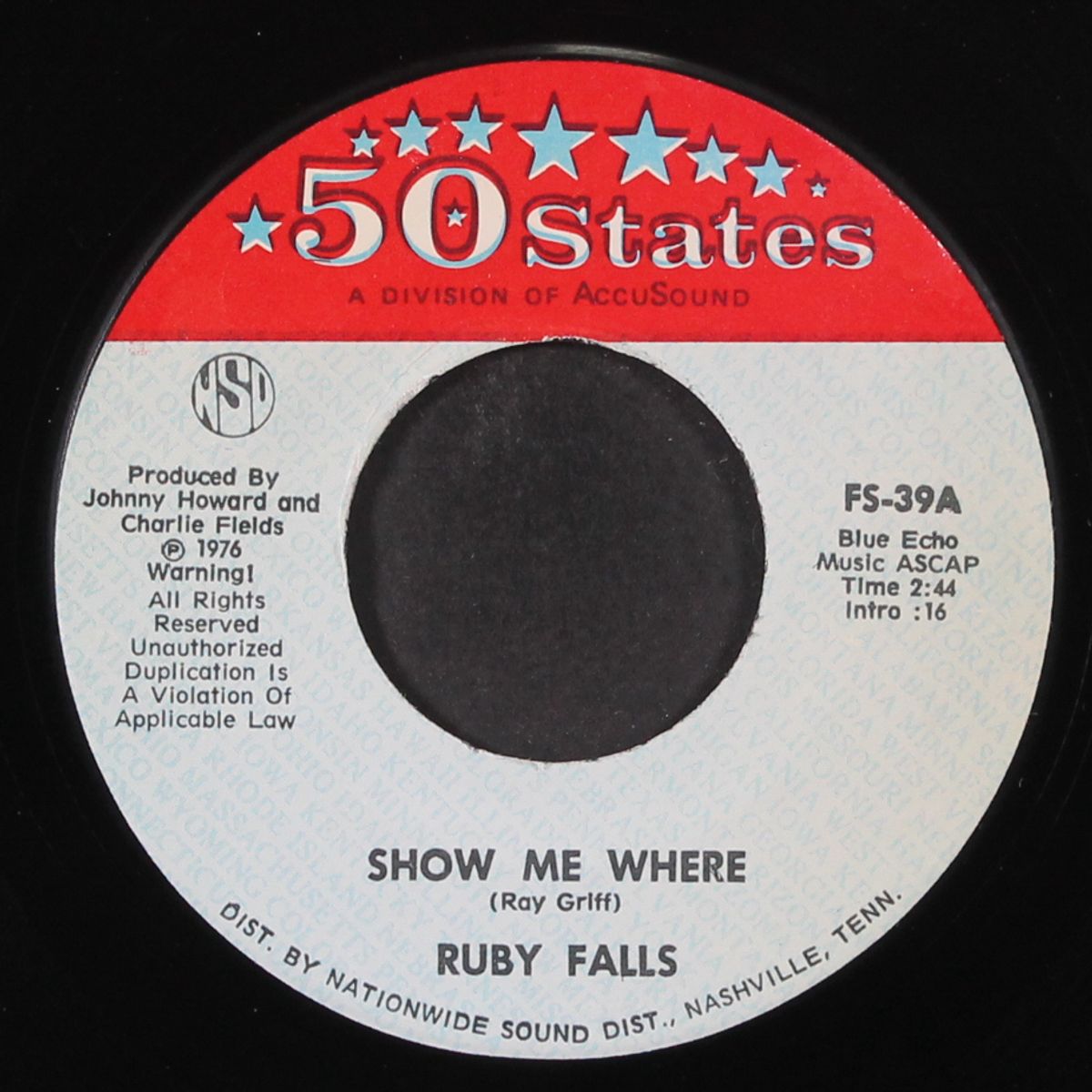 show me where by RUBY FALLS