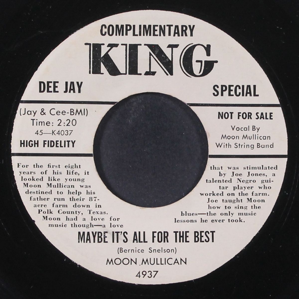 maybe it's all for the best by MOON MULLICAN