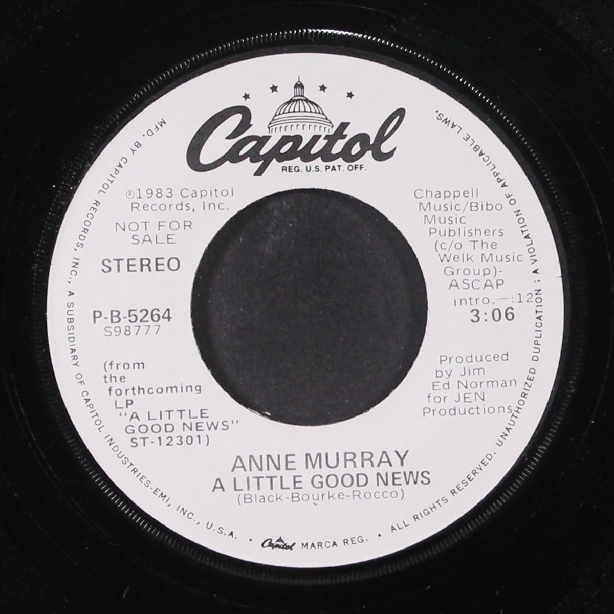 a little good news by ANNE MURRAY