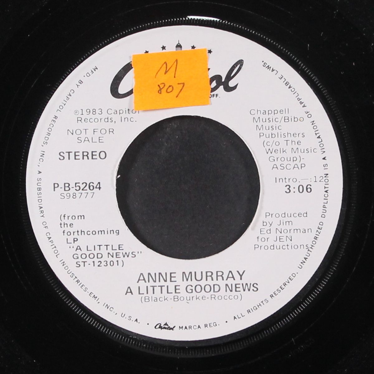 a little good news by ANNE MURRAY