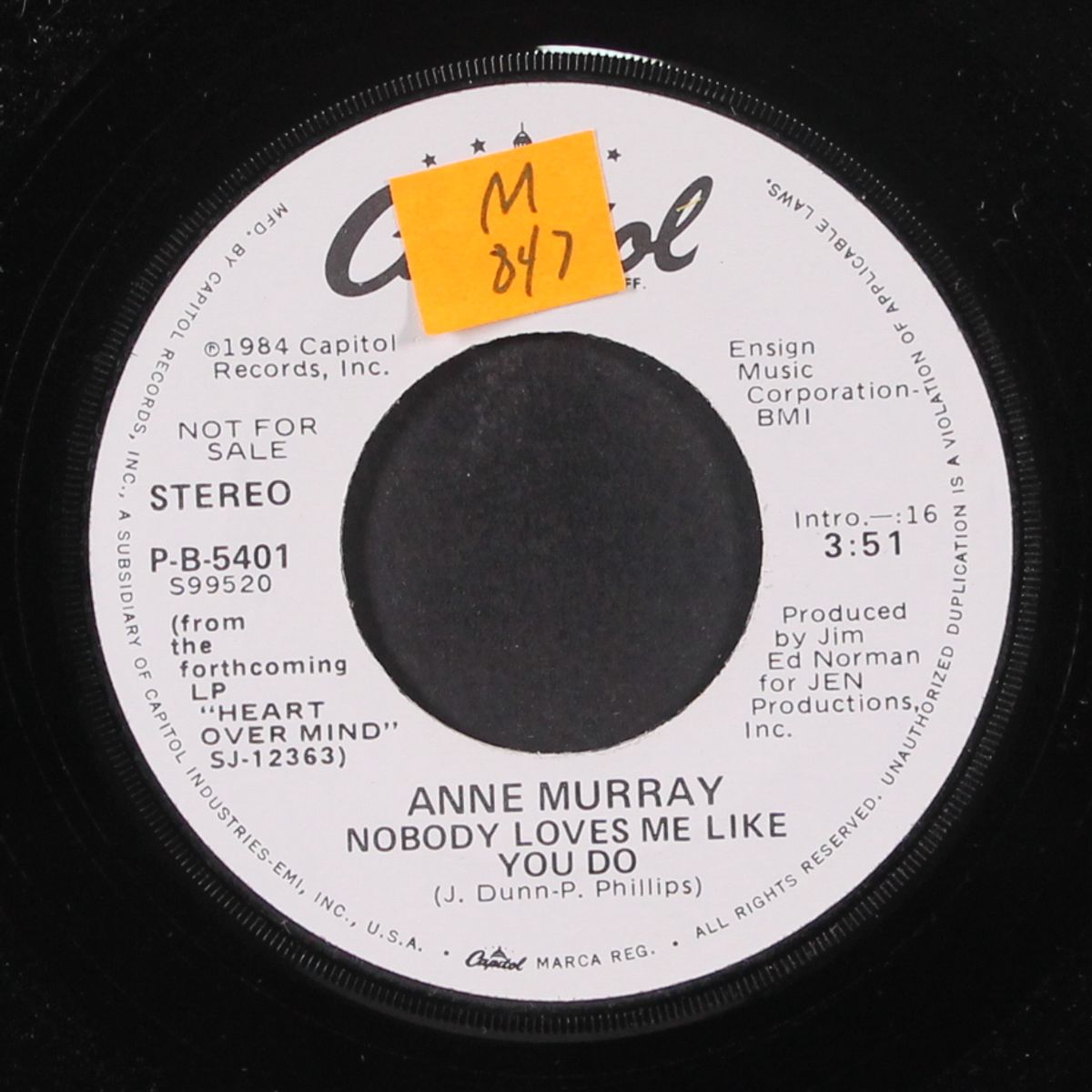 nobody loves me like you do by ANNE MURRAY