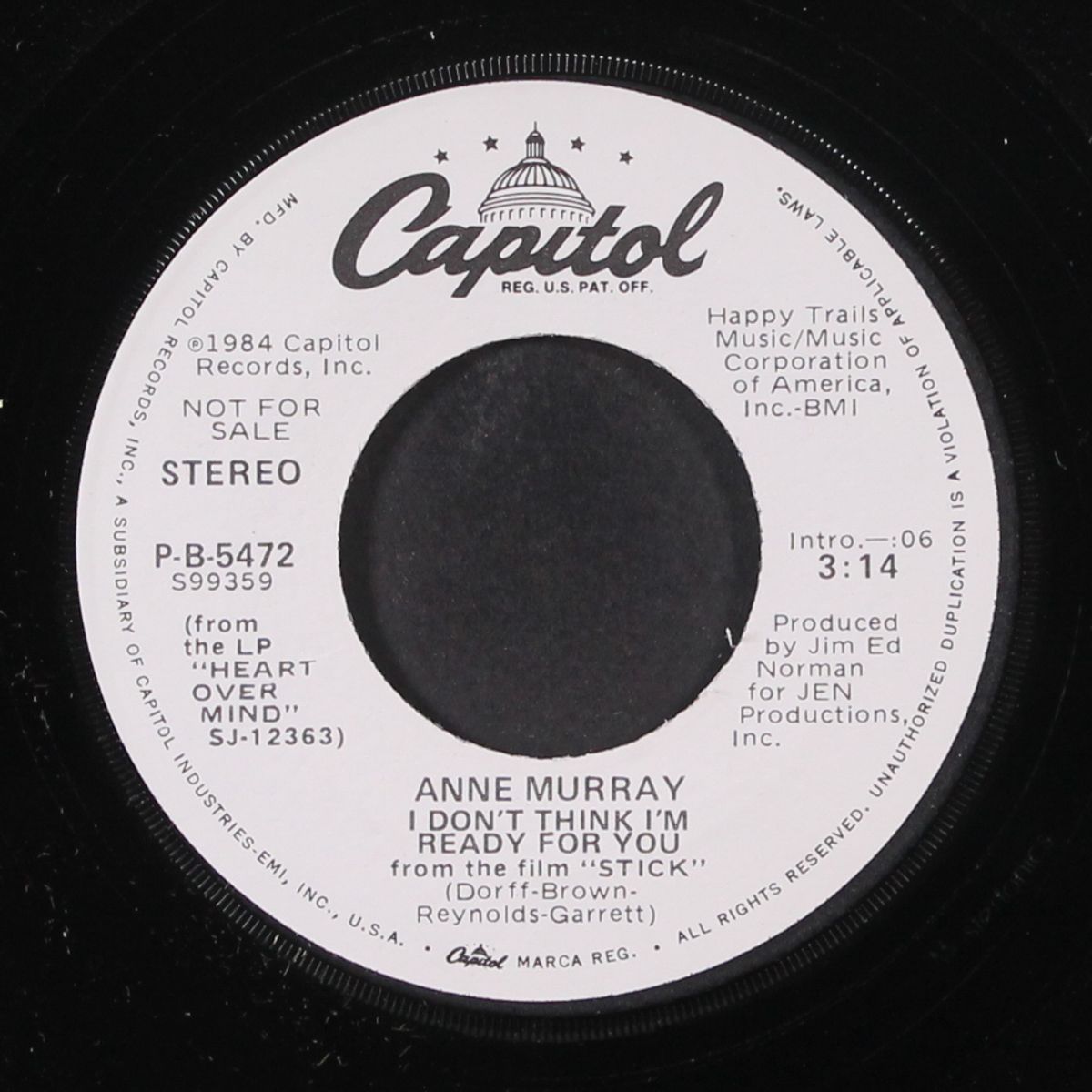 i don't think i'm ready for you / same by ANNE MURRAY