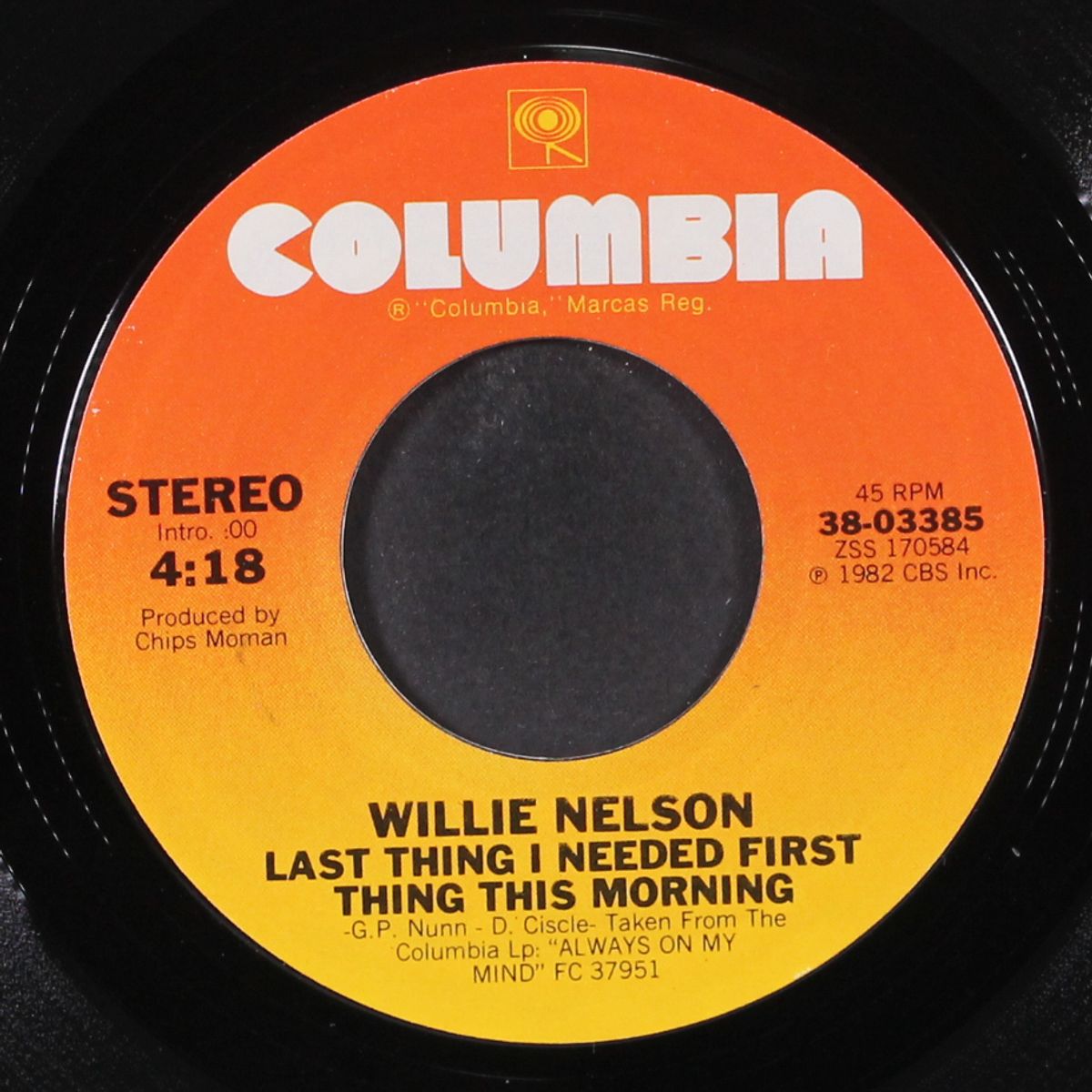 last thing i needed first thing this / same by WILLIE NELSON
