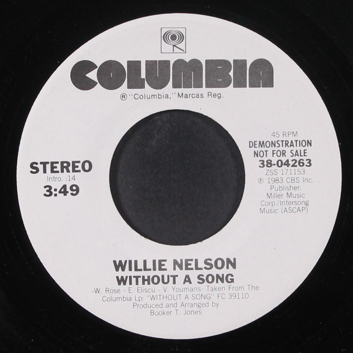without a song / same by WILLIE NELSON