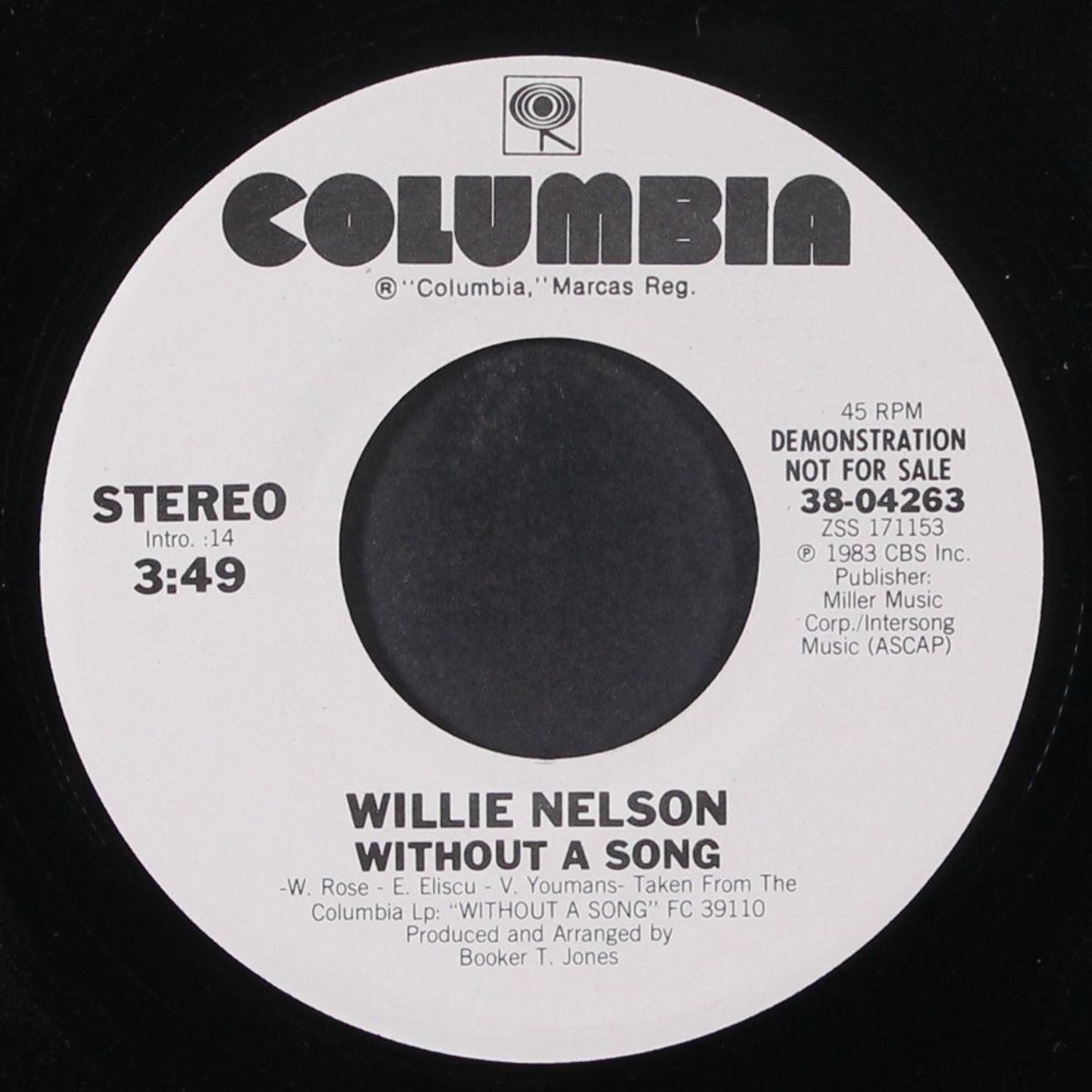 without a song / same by WILLIE NELSON