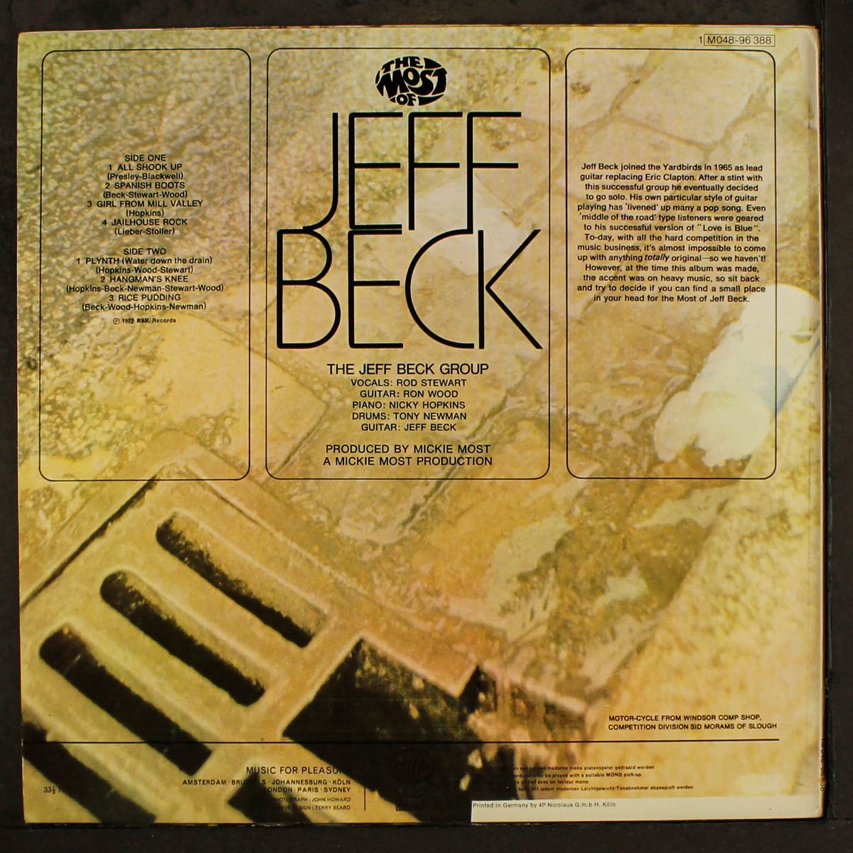 the most of jeff beck by JEFF BECK