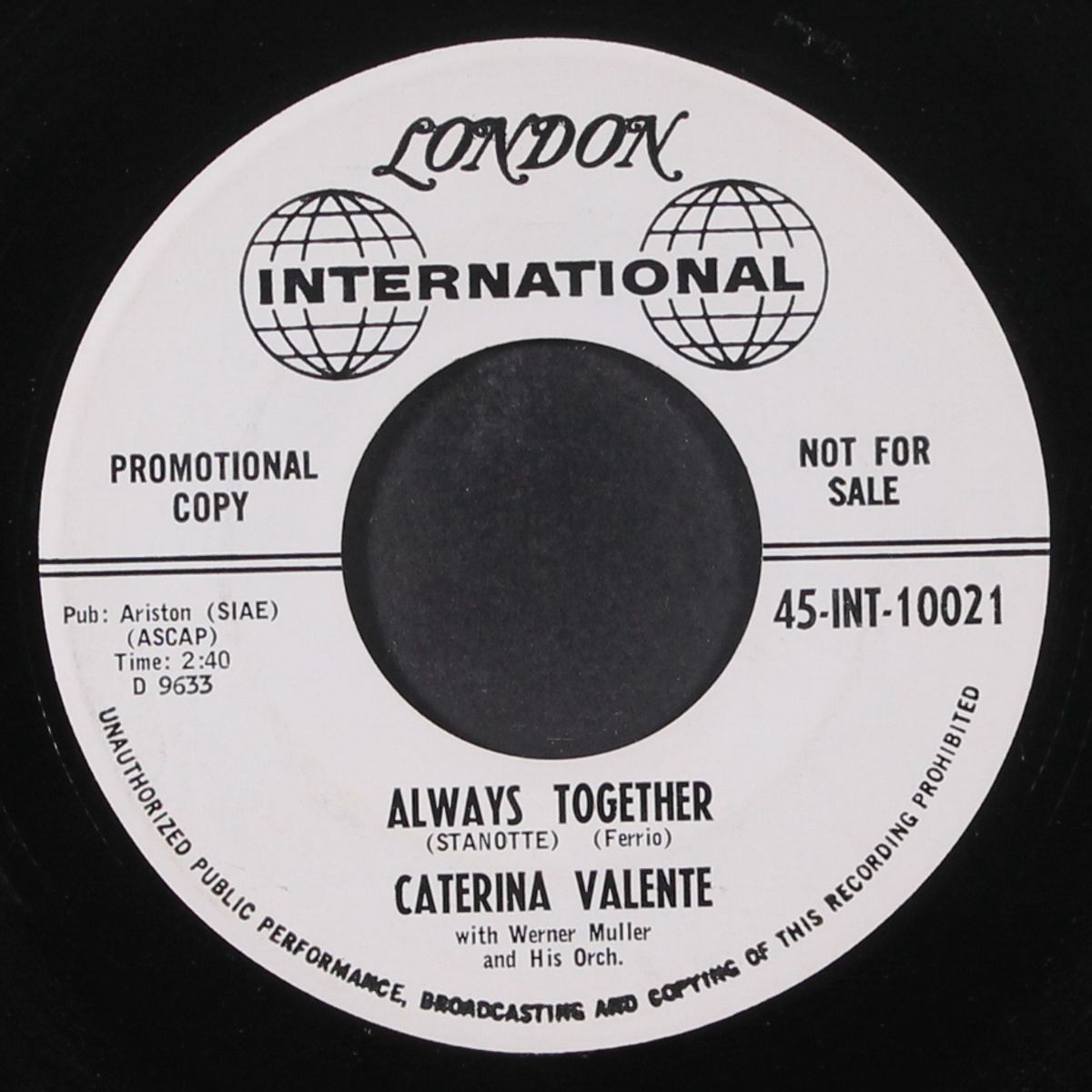 always together by CATERINA VALENTE