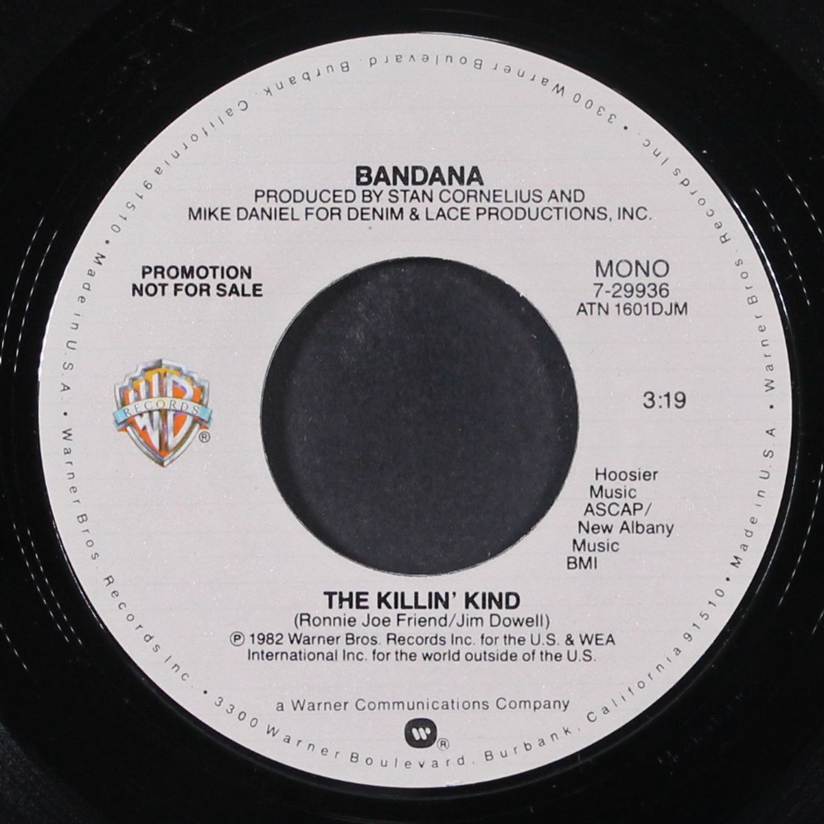the killin' kind / mono by BANDANA