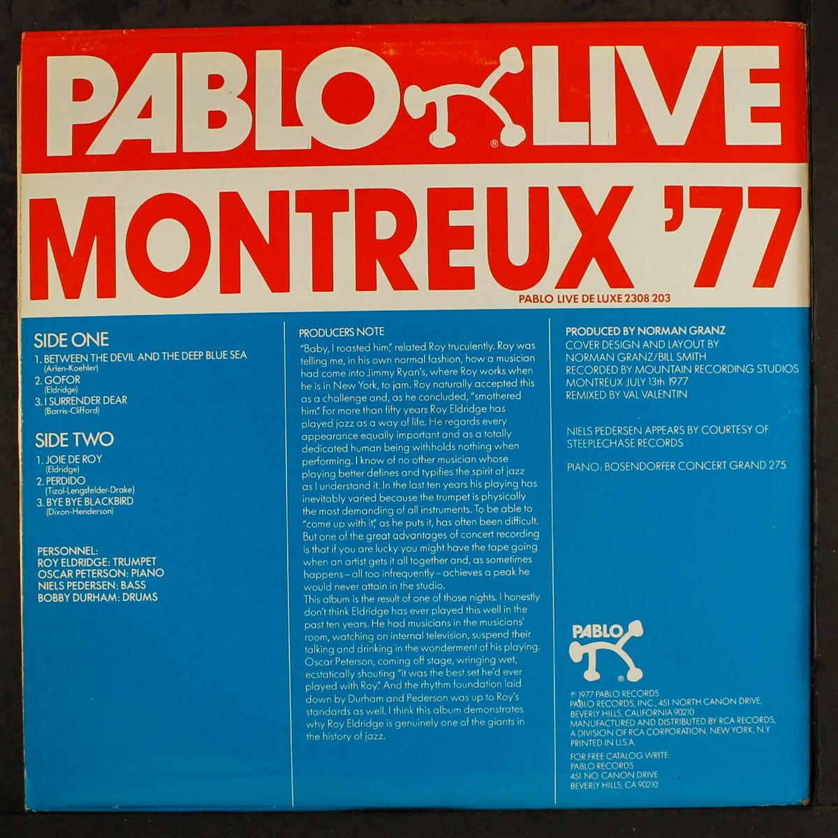 montreux '77 by ROY ELDRIDGE