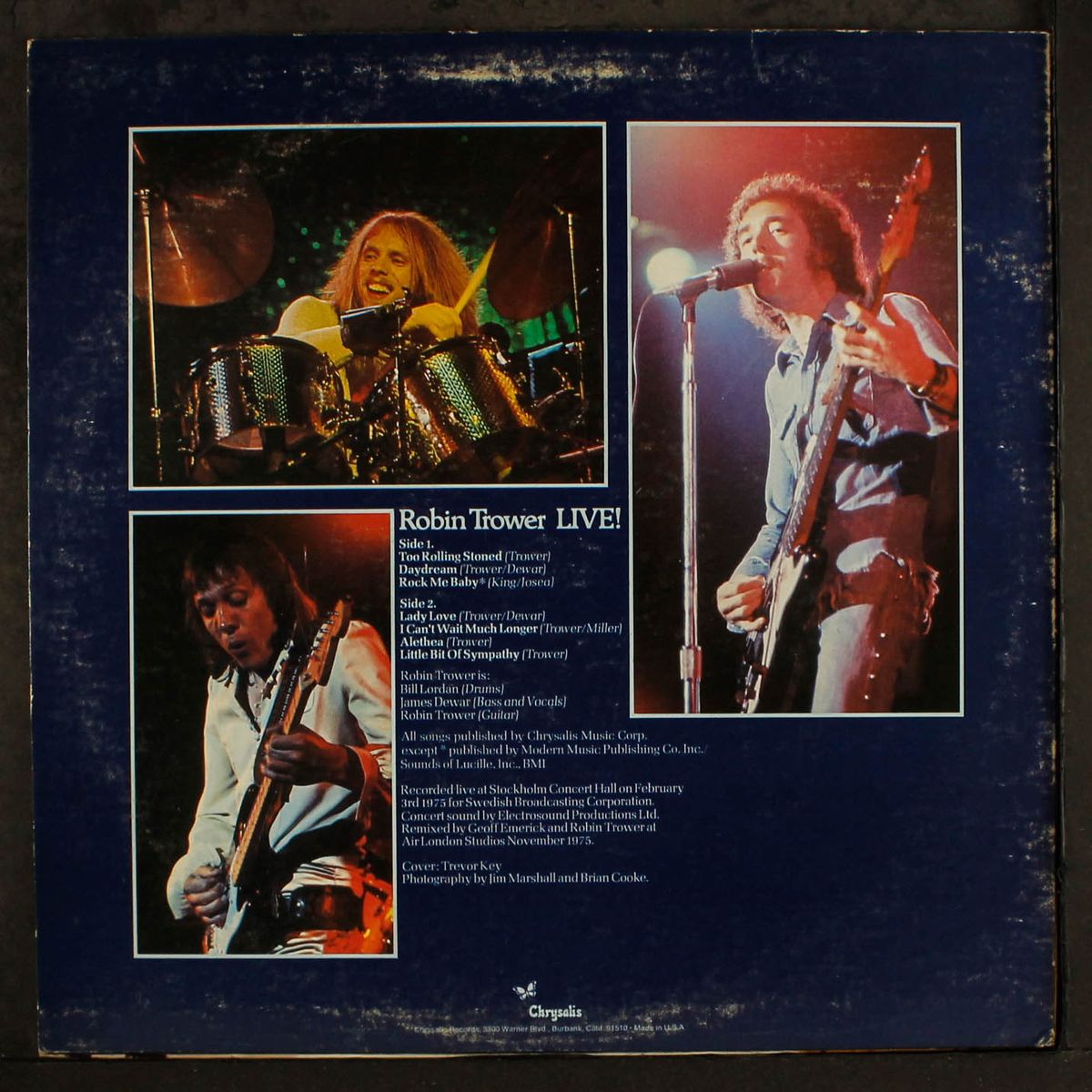 live! by ROBIN TROWER
