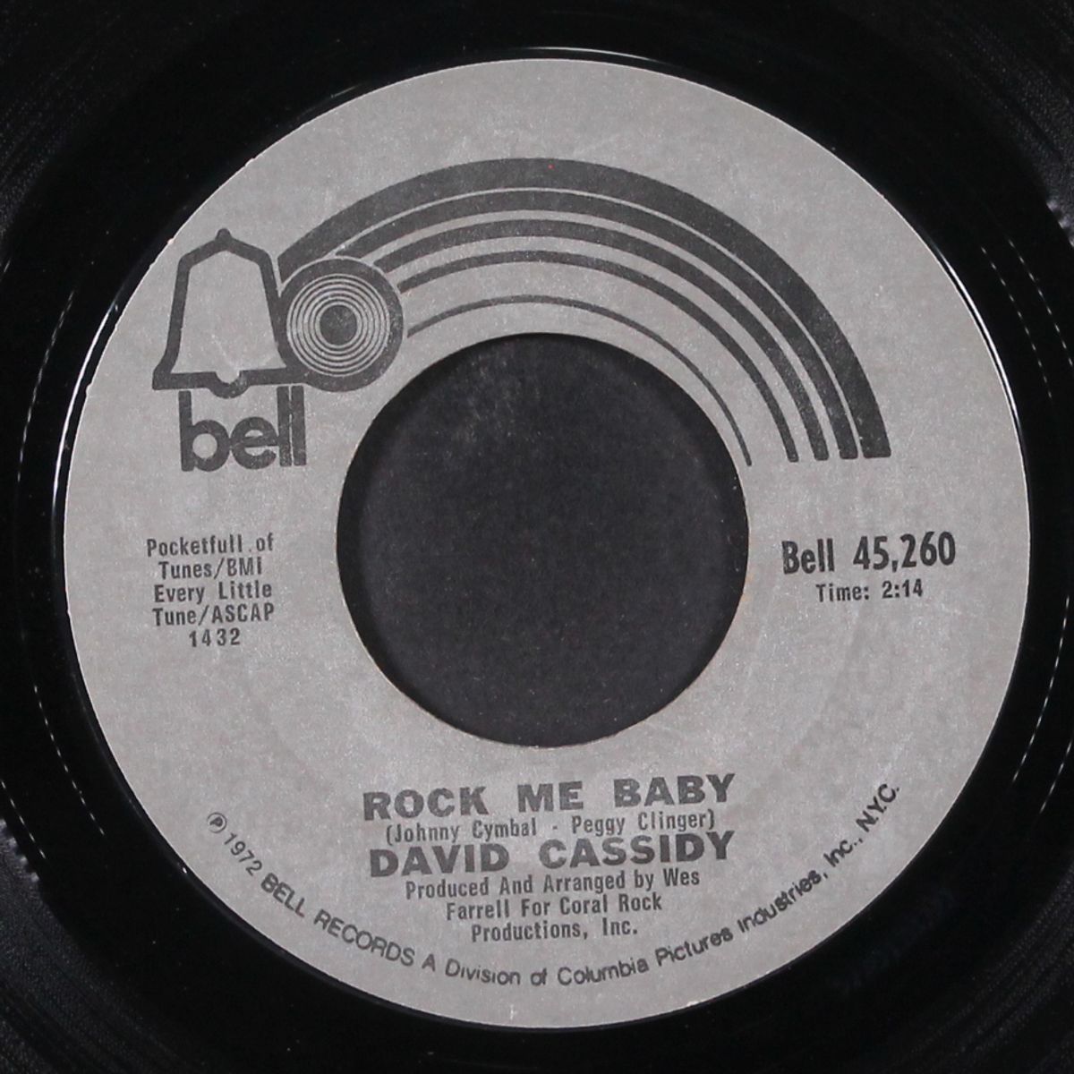 rock me baby / two time loser by DAVID CASSIDY
