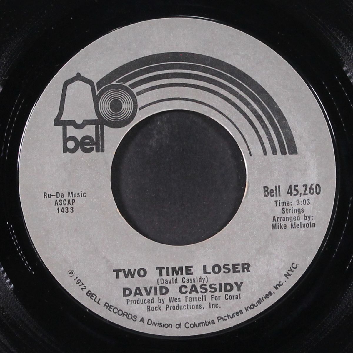 rock me baby / two time loser by DAVID CASSIDY