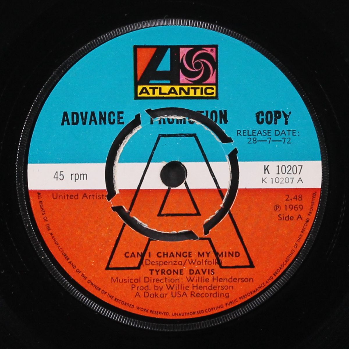 can i change my mind / +2 by TYRONE DAVIS