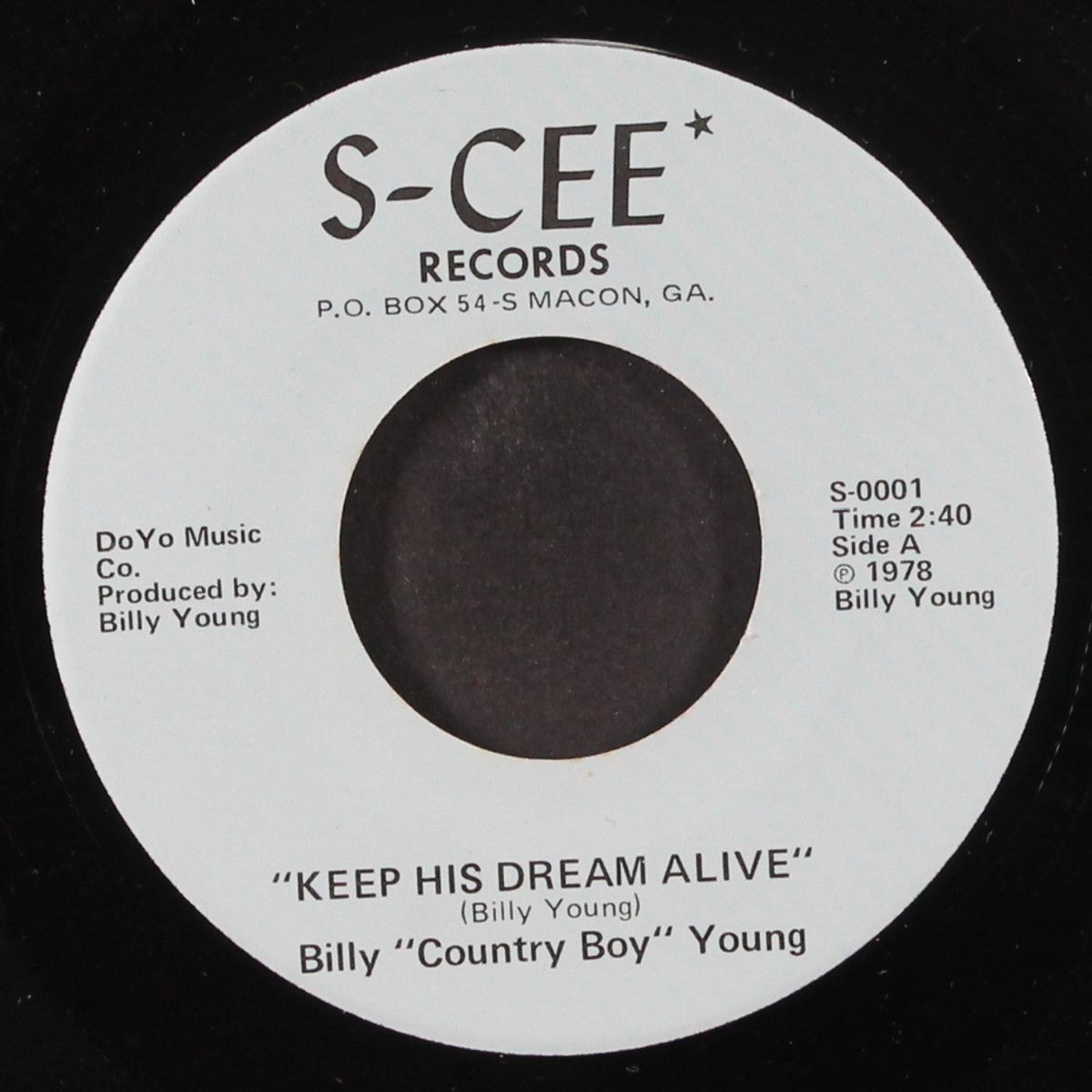 keep his dream alive by BILLY YOUNG