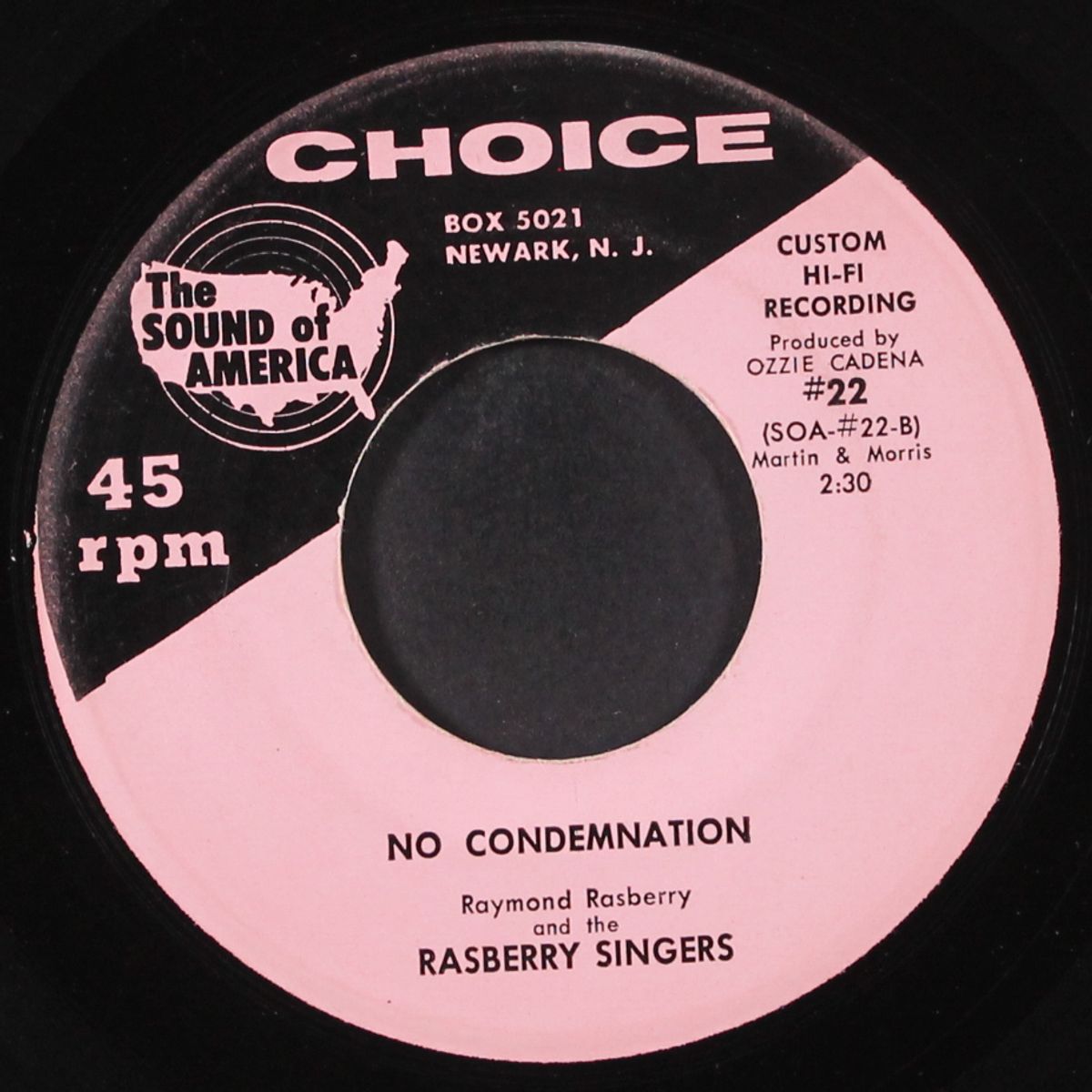 deliverance will come / no condemnation by RASBERRY SINGERS