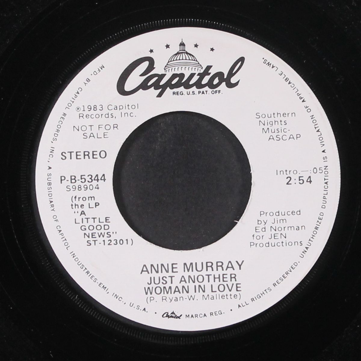 just another woman in love / same by ANNE MURRAY