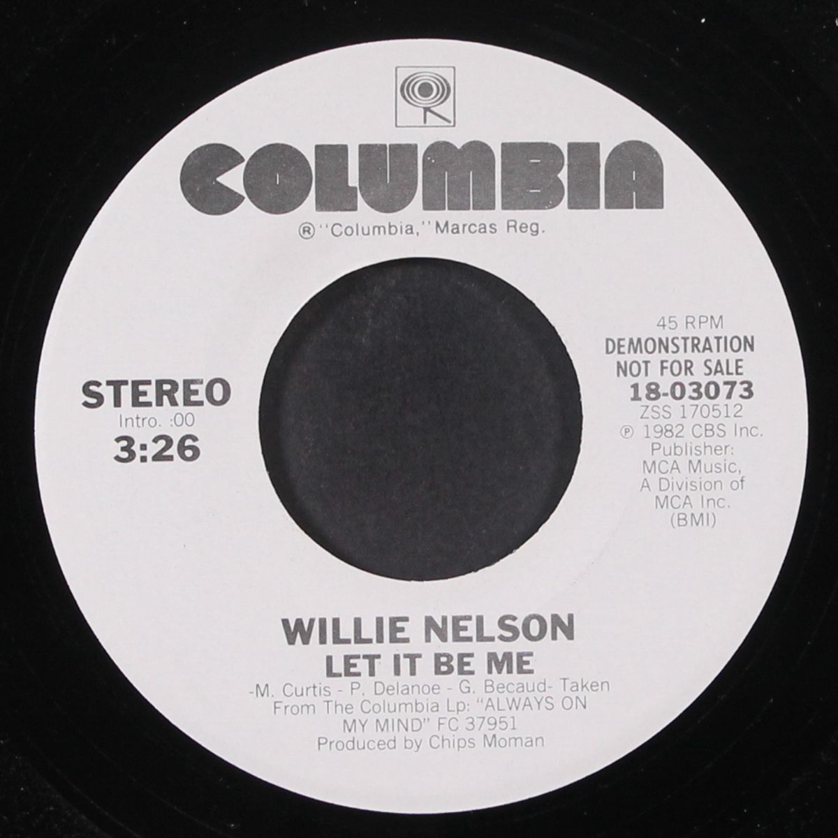 let it be me / same by WILLIE NELSON