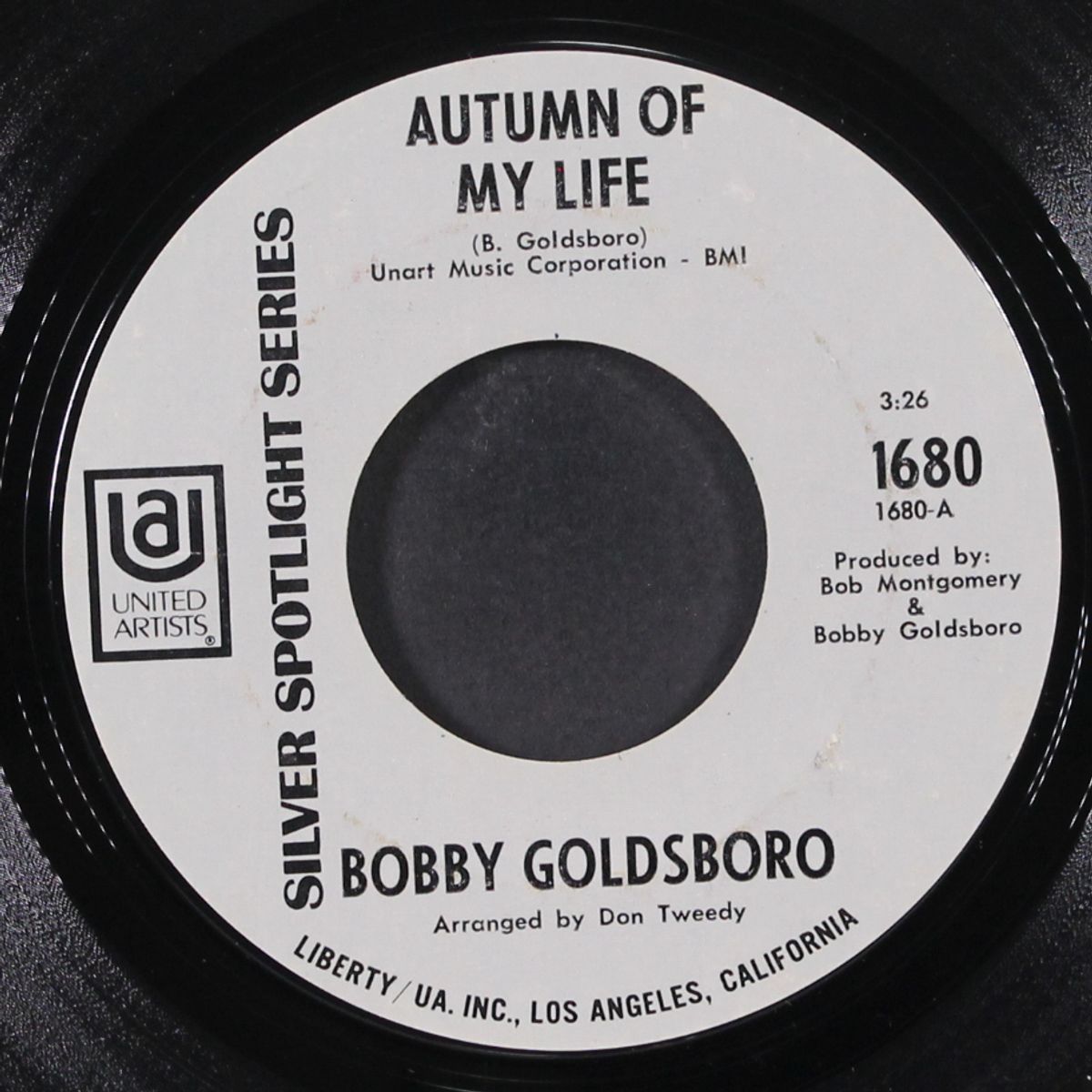 blue autumn / autumn of my life by BOBBY GOLDSBORO