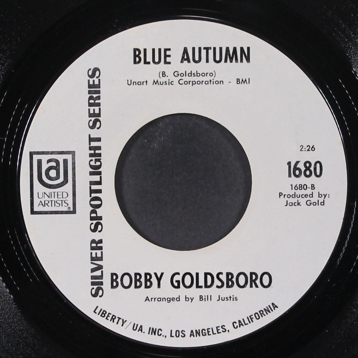blue autumn / autumn of my life by BOBBY GOLDSBORO