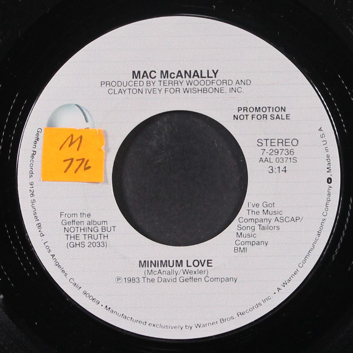 minimum love / mono by MAC MCANALLY