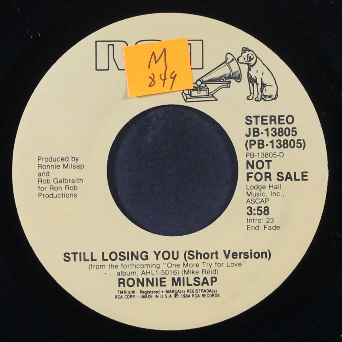 still losing you / short by RONNIE MILSAP