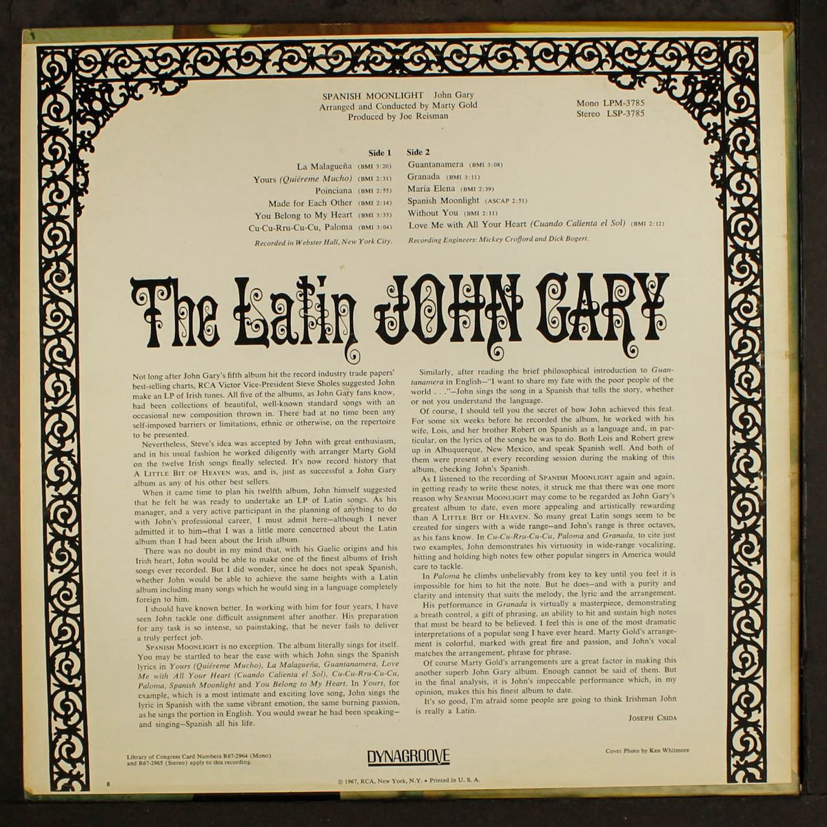 spanish moonlight by JOHN GARY