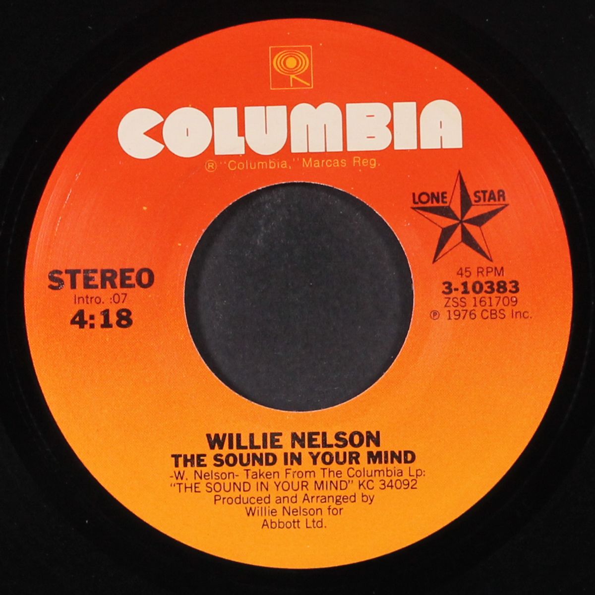 the sound in your mind by WILLIE NELSON