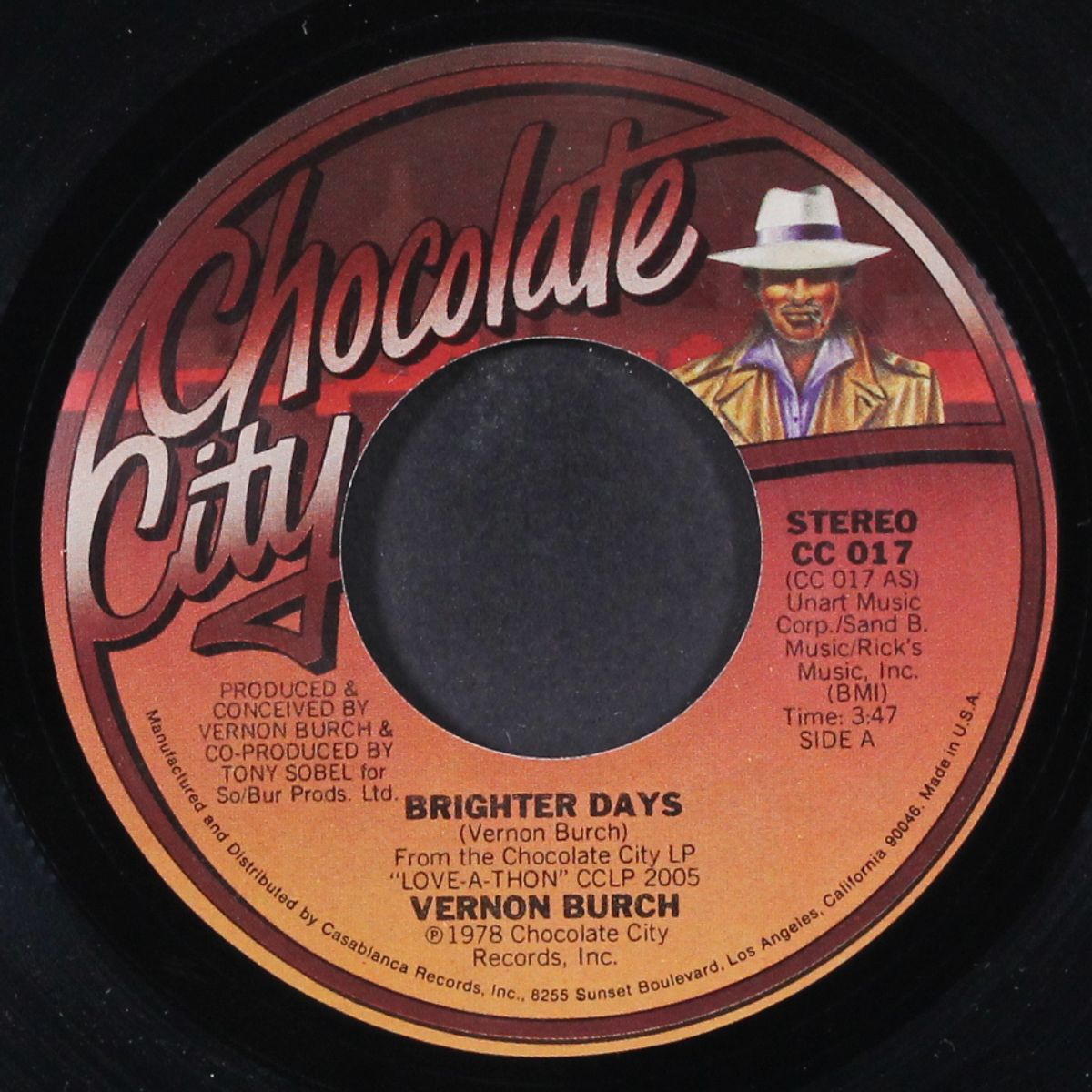 love-a-thon / brighter days by VERNON BURCH