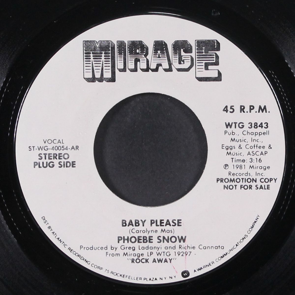 rock away / baby please by PHOEBE SNOW