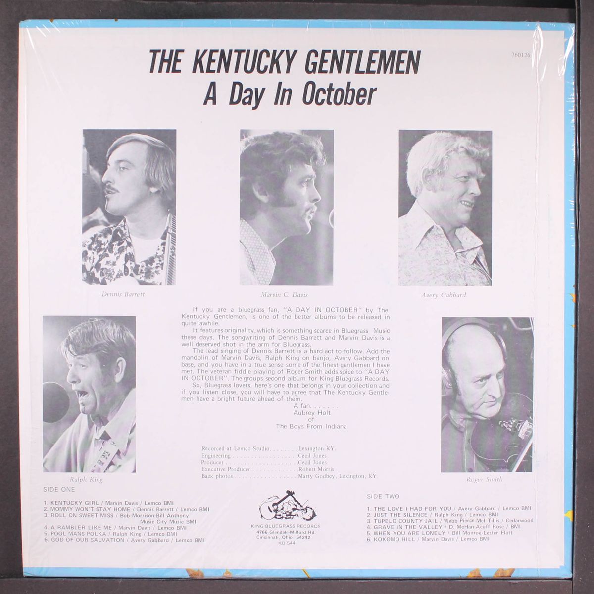 a day in october by KENTUCKY GENTLEMEN