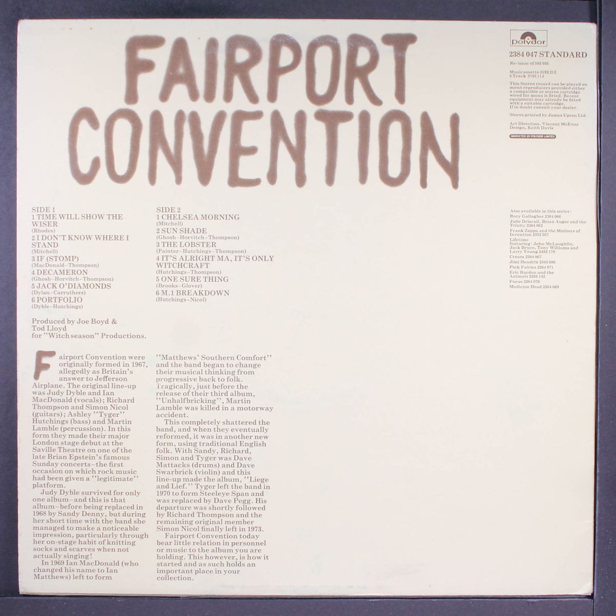 fairport convention by FAIRPORT CONVENTION