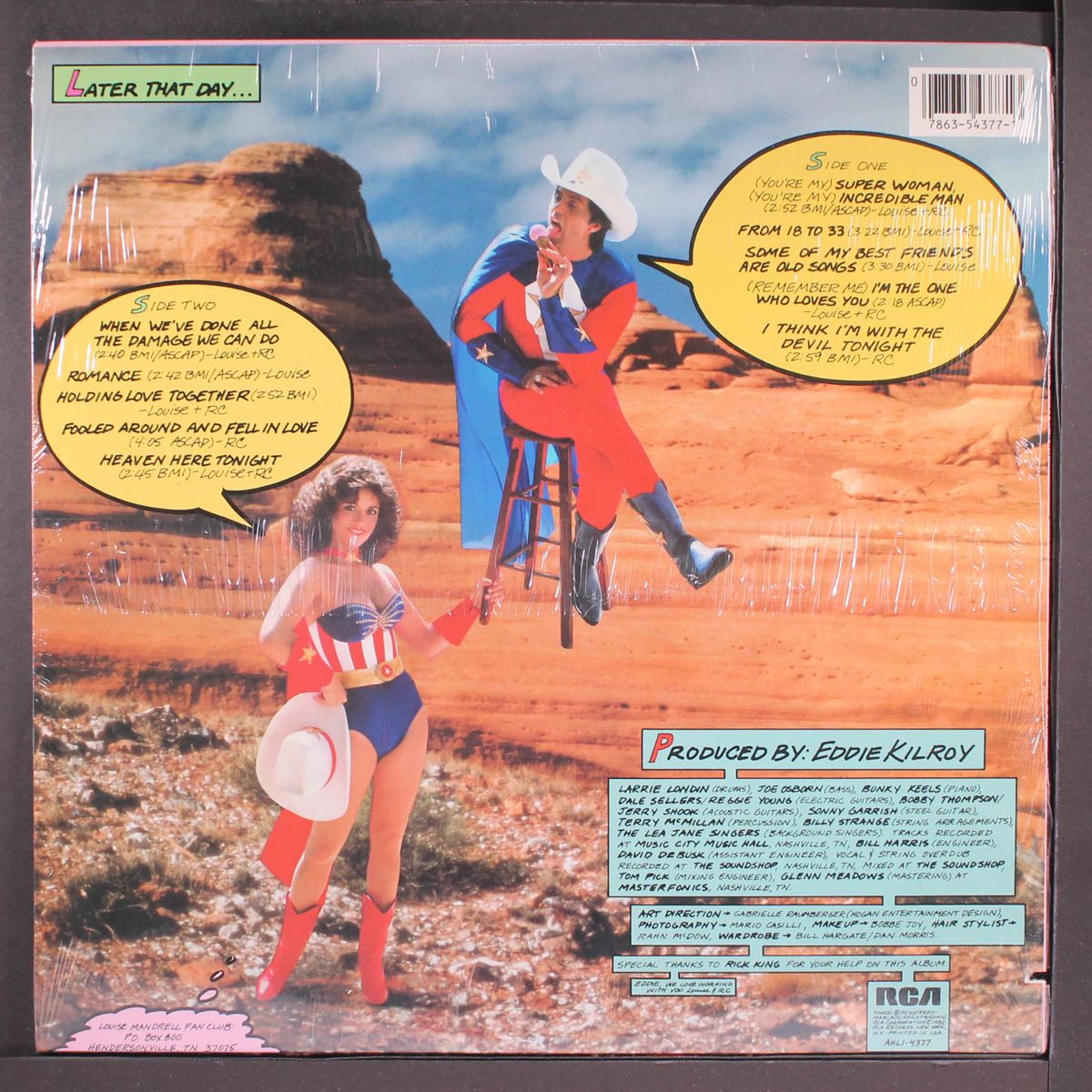 super woman, incredible man by LOUISE MANDRELL & R.C. BANNON