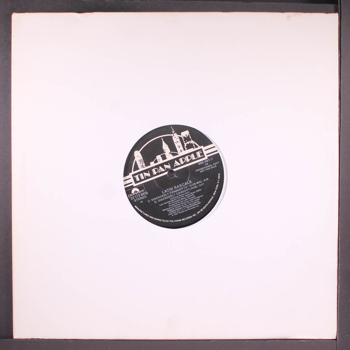 disorderly conduct / arabian knights by LATIN RASCALS