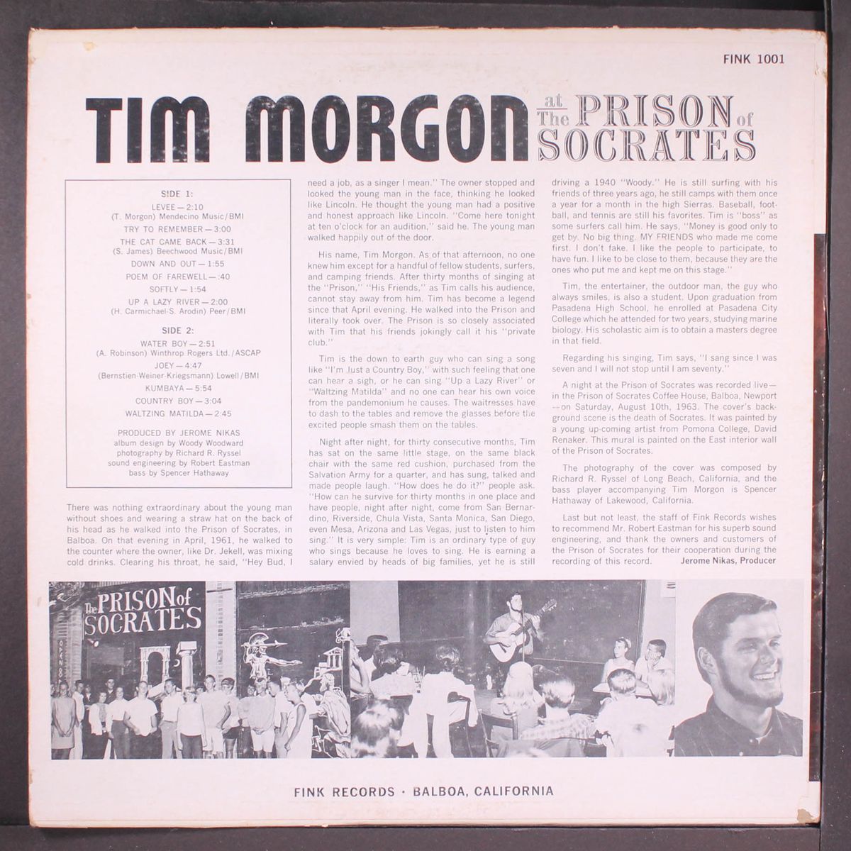 at the prison of socrates by TIM MORGON