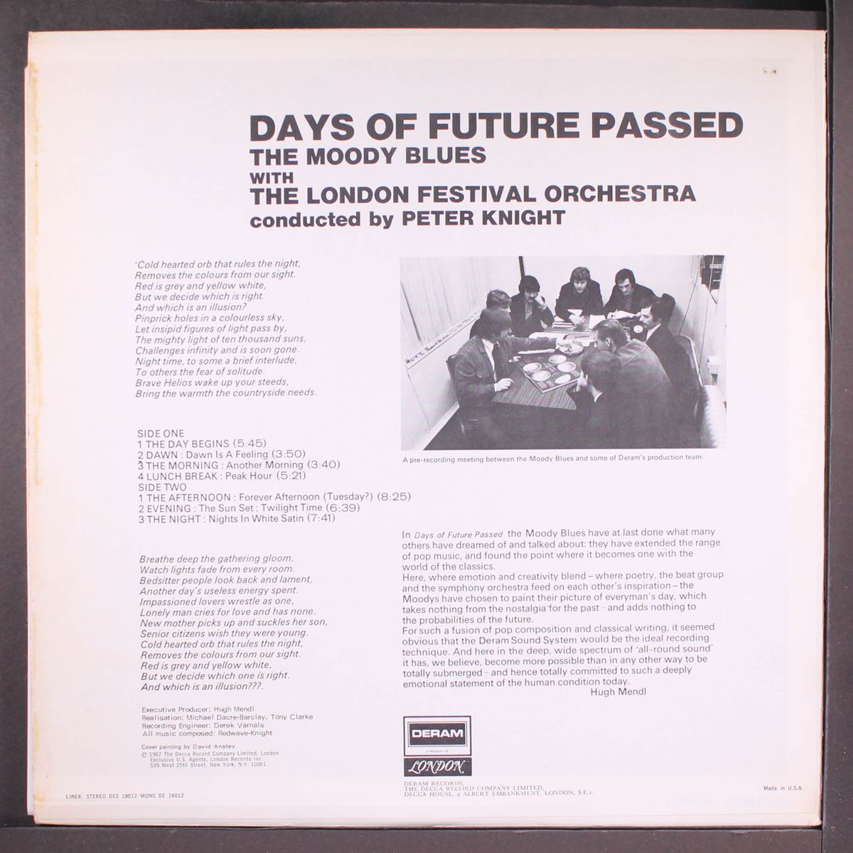 days of future passed by MOODY BLUES