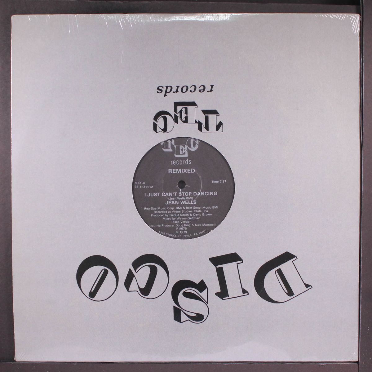 i just can't stop dancing (remixed) / instro by JEAN WELLS