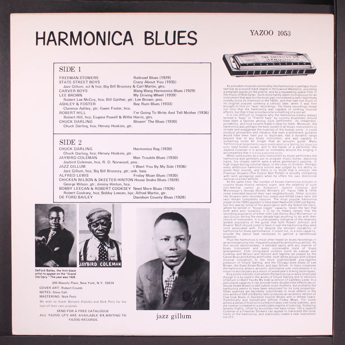 harmonica blues by VARIOUS