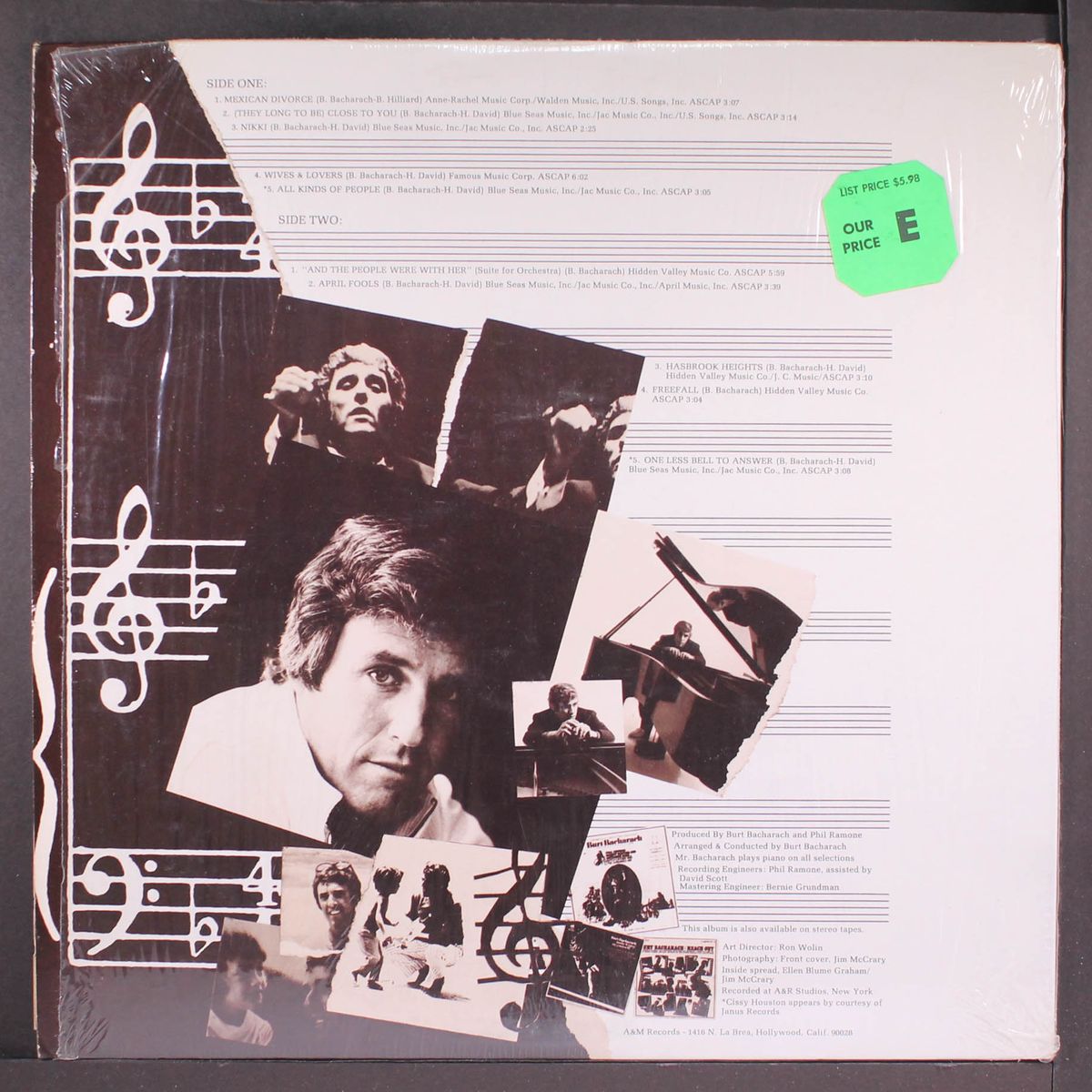 burt bacharach by BURT BACHARACH
