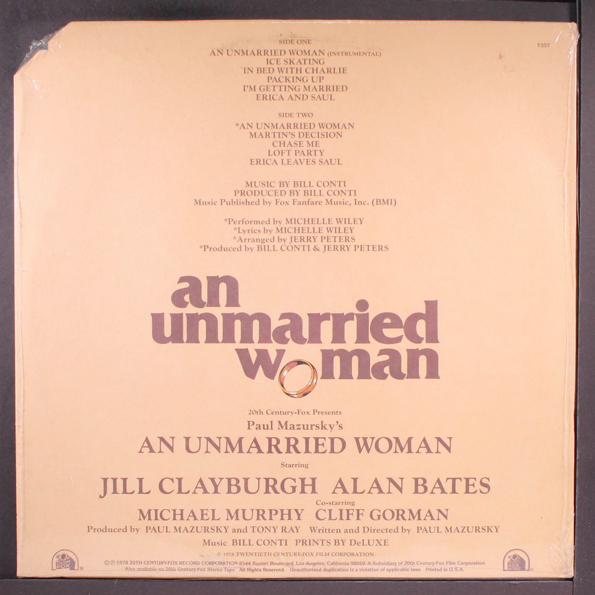 an unmarried woman by SOUNDTRACK