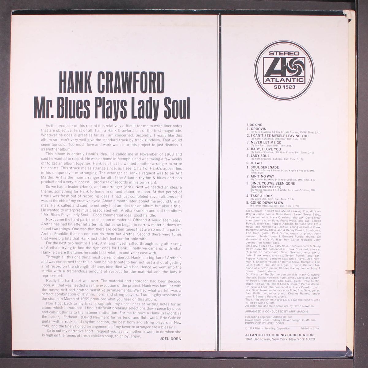 mr. blues plays lady soul by HANK CRAWFORD