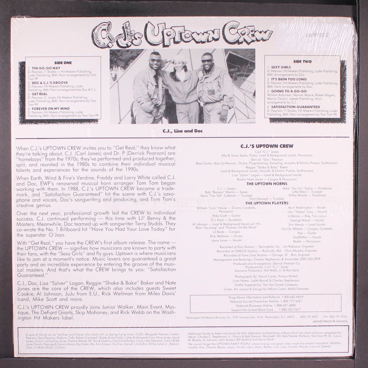 c.j.'s uptown crew by C.J.'S UPTOWN CREW