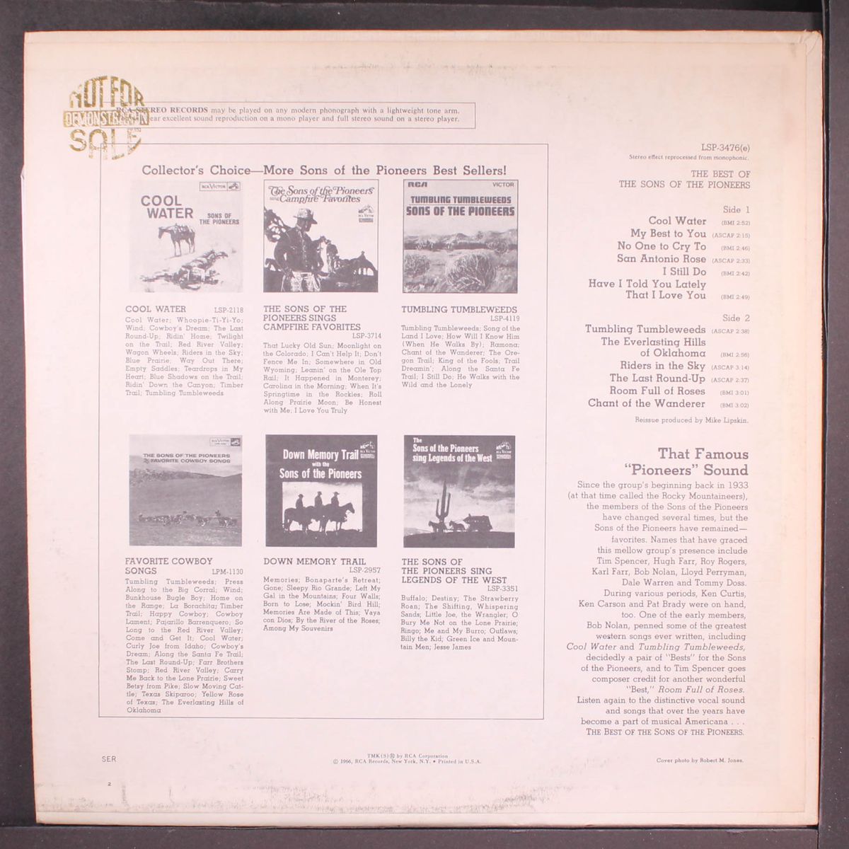 best of the sons of the pioneers by SONS OF THE PIONEERS