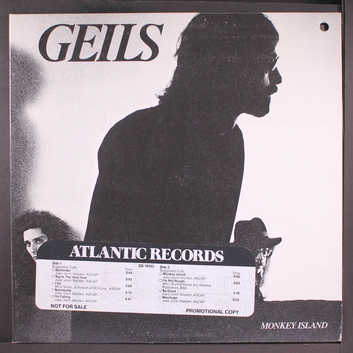 monkey island by J. GEILS BAND
