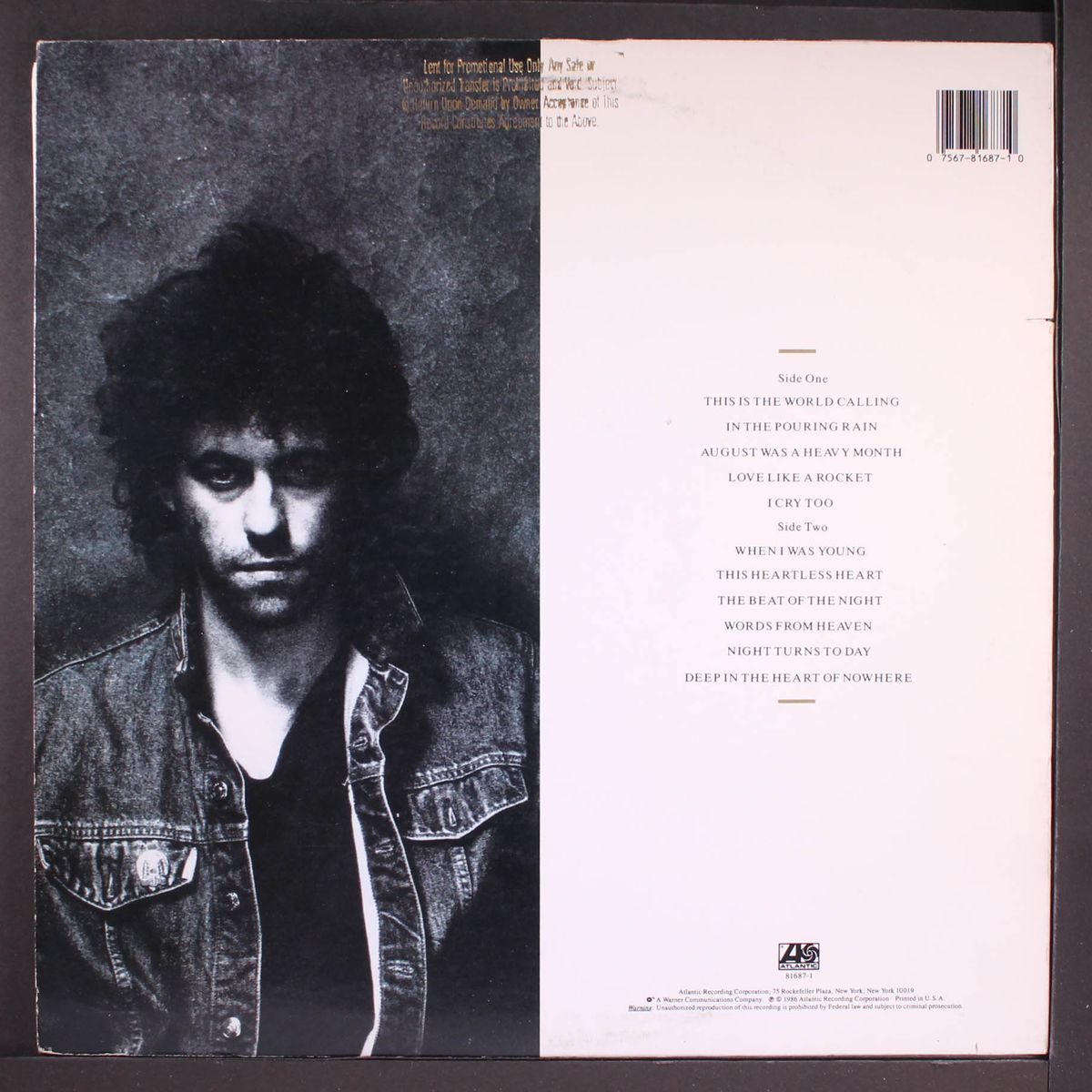 deep in the heart of nowhere by BOB GELDOF