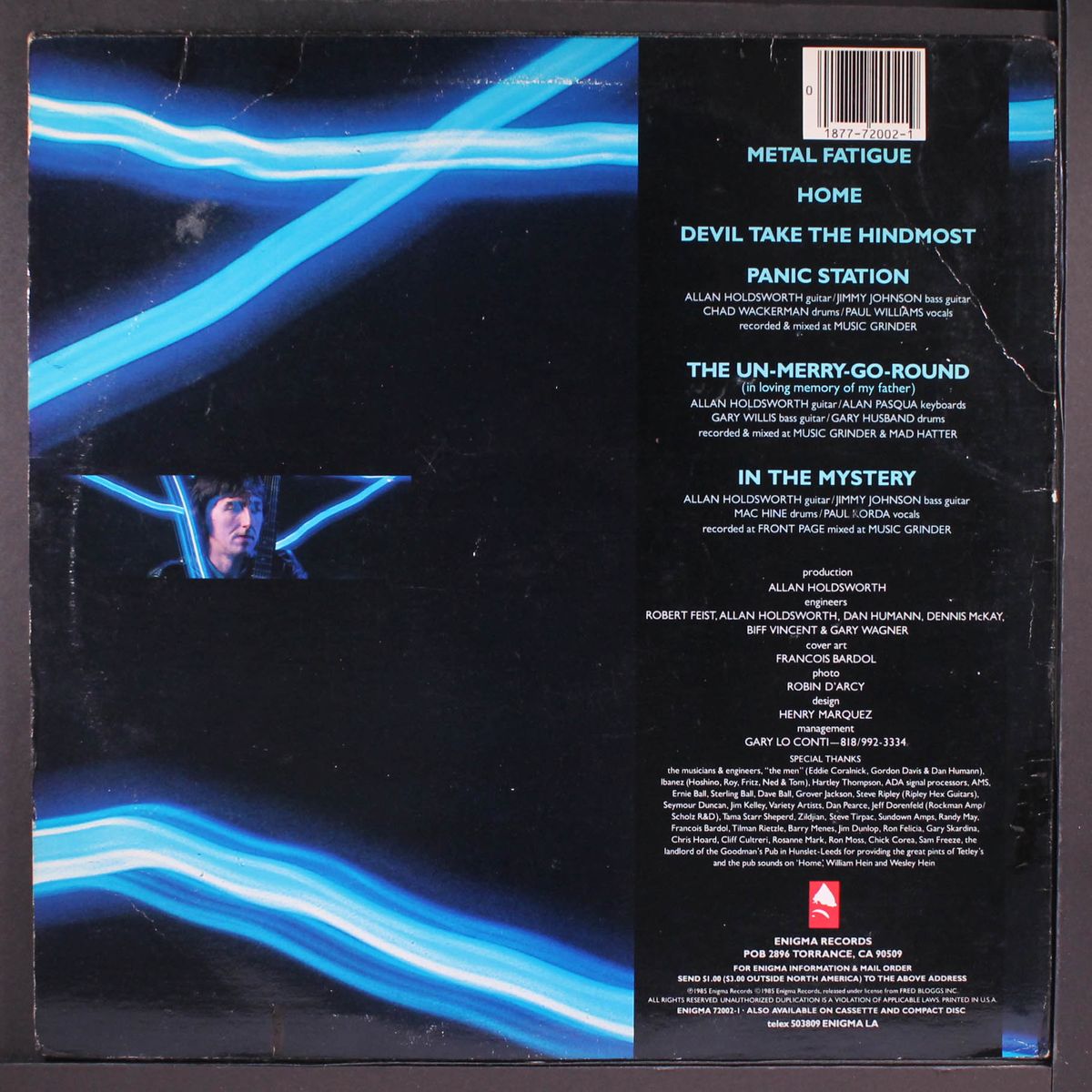 metal fatigue by ALLAN HOLDSWORTH