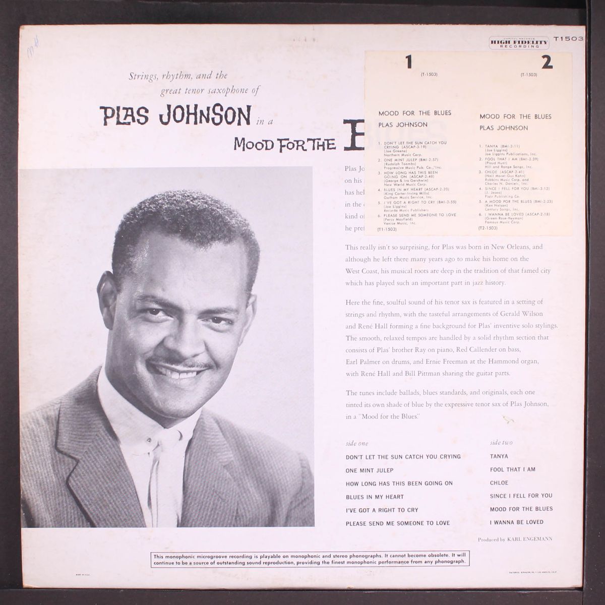 mood for the blues by PLAS JOHNSON