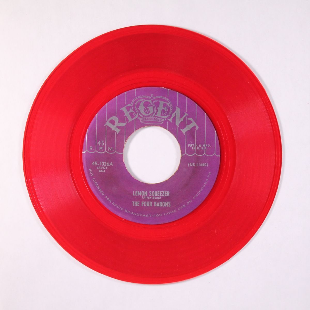 lemon squeezer / got to go back again by FOUR BARONS