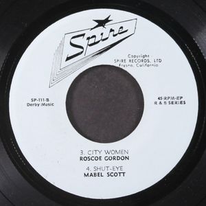 ROSCOE GORDON, MABEL SCOTT, JAMES QUINTET