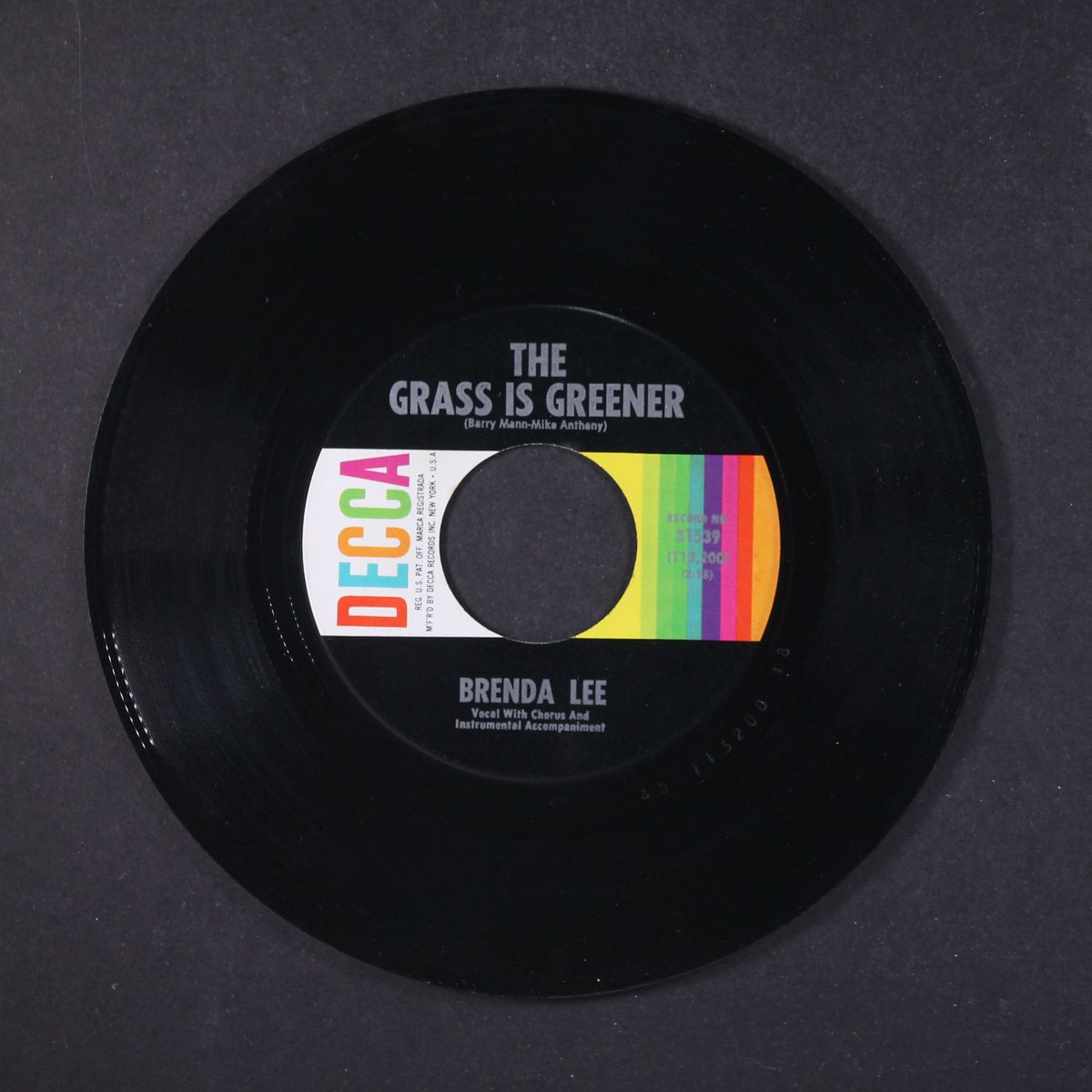 the grass is greener by BRENDA LEE