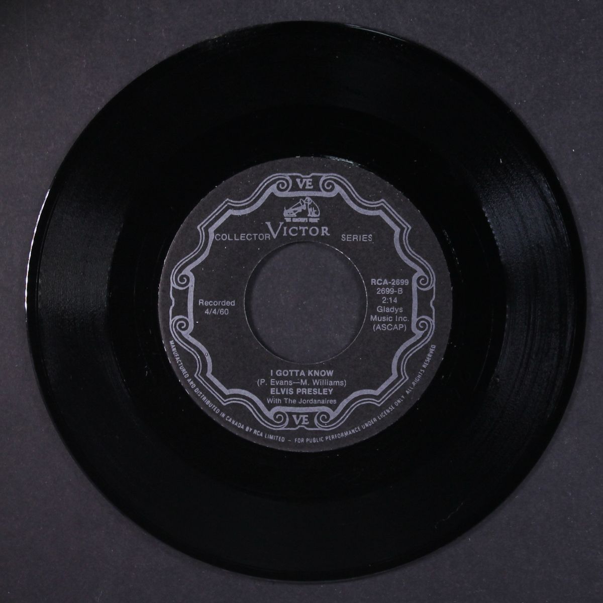 are you lonesome to-night / i gotta know by ELVIS PRESLEY